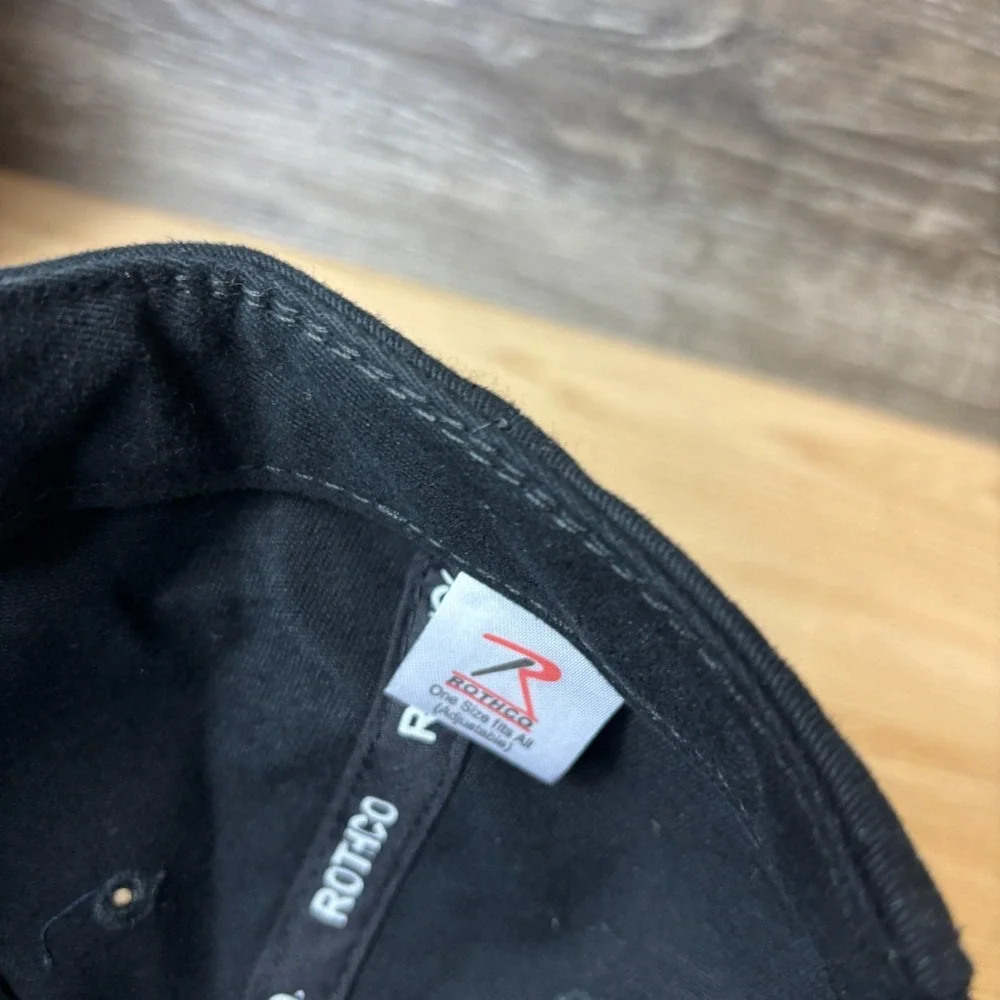 Army Hat Cap Strap Back Black United States Army Strong Adjustable
